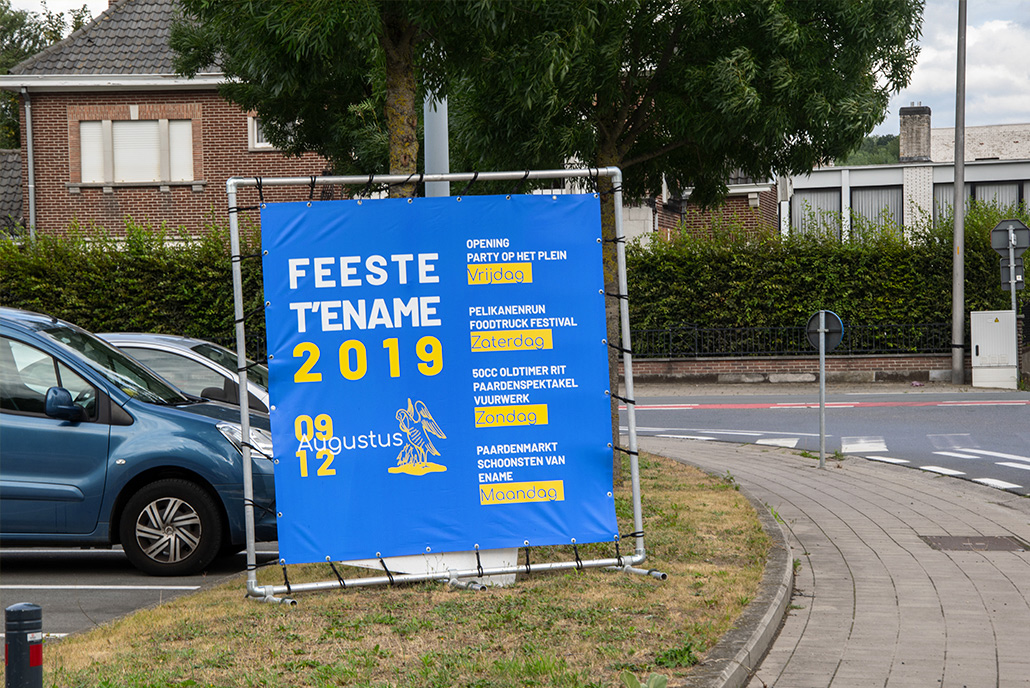 spandoek in kader