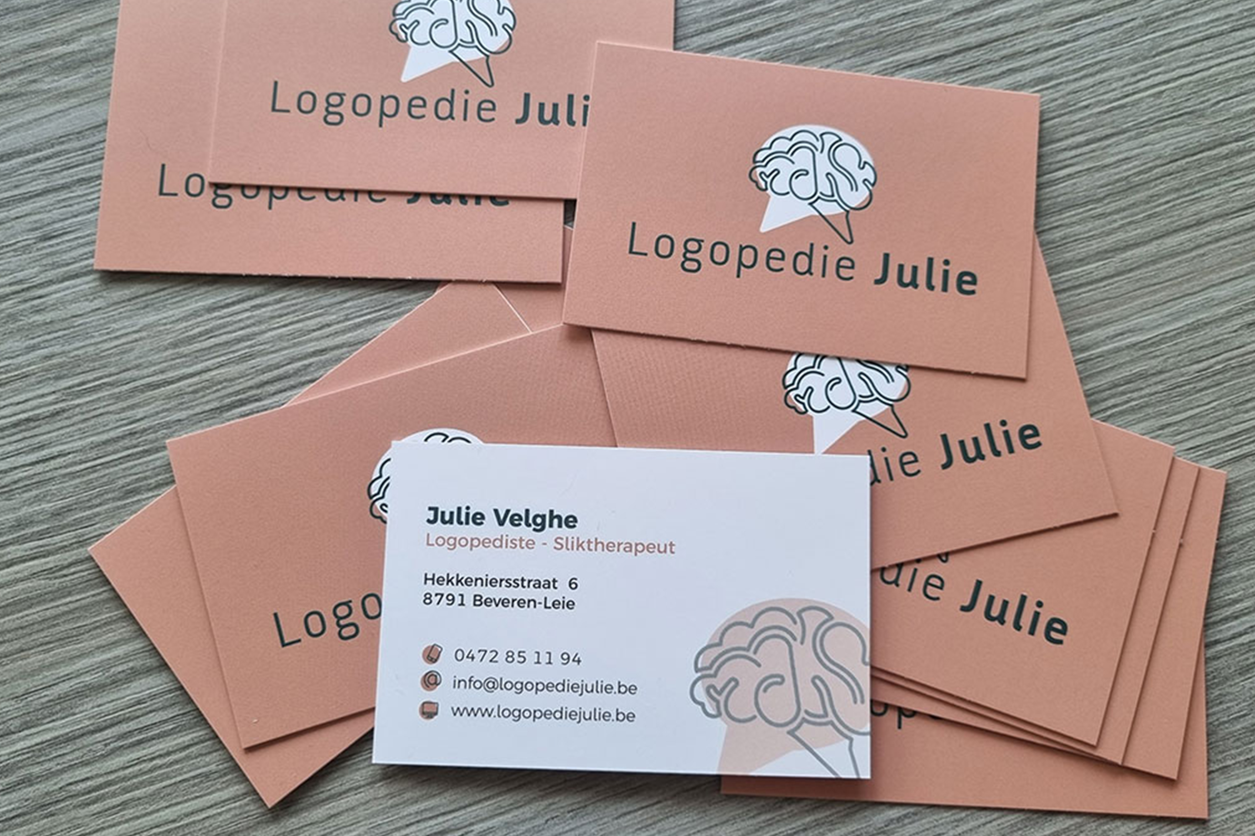 visitekaartjes voor logopediste